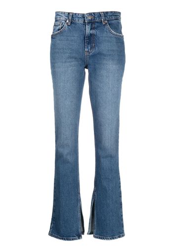 LIU JO Jeans svasati con spacco laterale - Blu