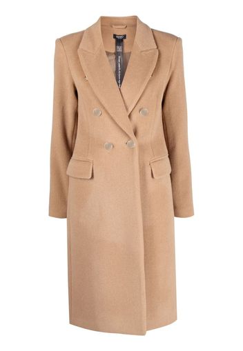 LIU JO tailored double-breasted coat - Marrone