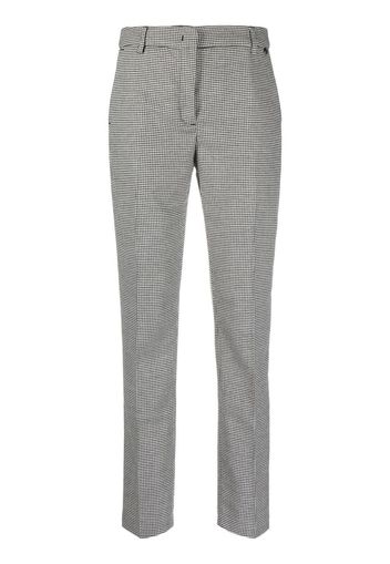 LIU JO checked straight-leg trousers - Nero