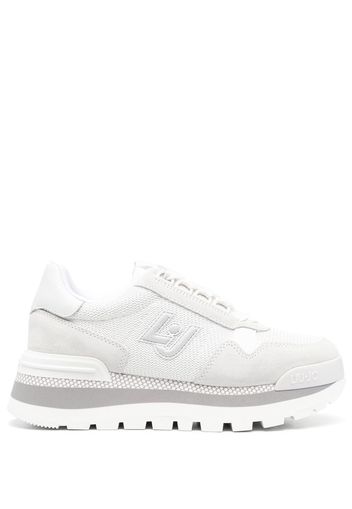 LIU JO panelled low-top sneakers - Bianco