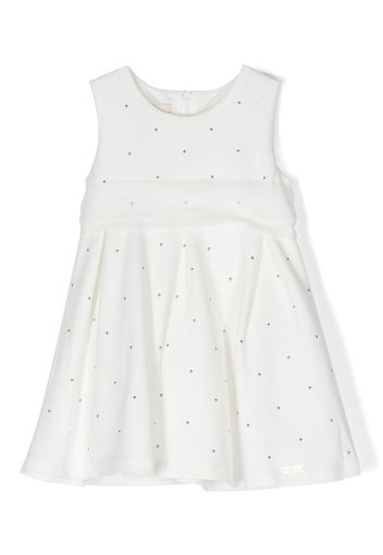 LIU JO stud-embellished sleeveless dress - Bianco