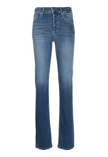 LIU JO high-waist straight-leg jeans - Blu