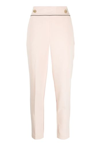 LIU JO high-waisted cropped trousers - Rosa