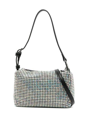 LIU JO rhinestone-embellished crossbody bag - Nero