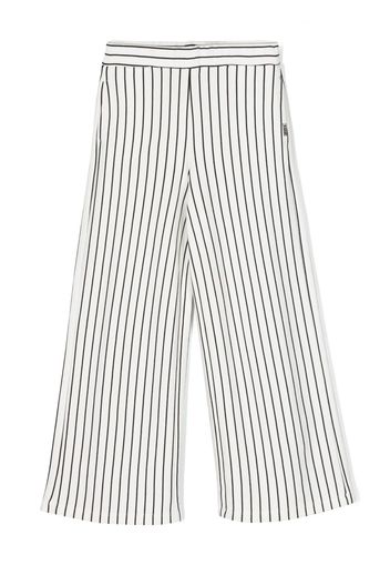 LIU JO multi-way stripe-pattern trousers - Bianco