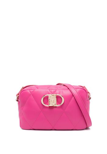 LIU JO Eco-Friendly logo-plaque crossbody bag - Rosa