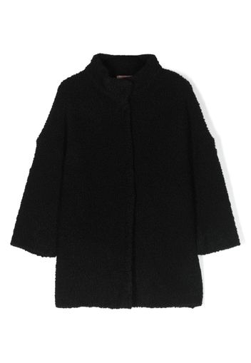 LIU JO faux-shearling coat - Nero