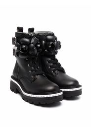 LIU JO Tailor lace-up ankle boots - Nero