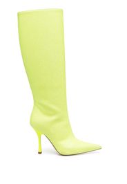 LIU JO glitter pointed-toe boots - Giallo