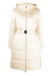 LIU JO belted satin puffer jacket - Toni neutri