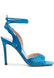 LIU JO crystal-embellished stiletto sandals - Blu