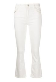 LIU JO cropped bootcut jeans - Bianco