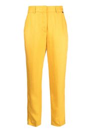 LIU JO high-waisted tapered trousers - Giallo