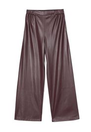 LIU JO straight-leg slip-on trousers - Viola