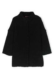 LIU JO faux-shearling coat - Nero