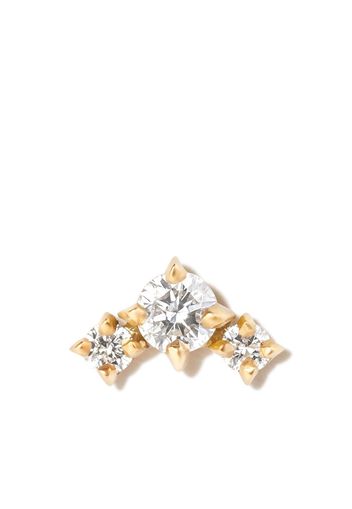 Lizzie Mandler Fine Jewelry 18kt yellow gold Eclat diamond stud earring - Oro