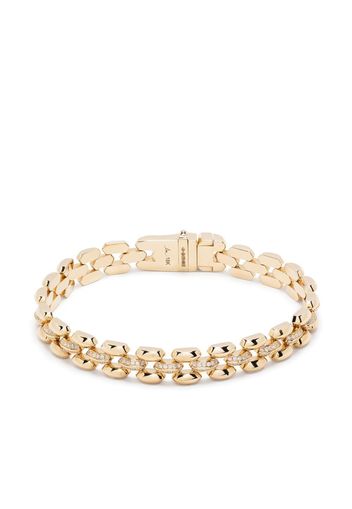 Lizzie Mandler Fine Jewelry Bracciale Three Row Cleo in oro giallo 18kt