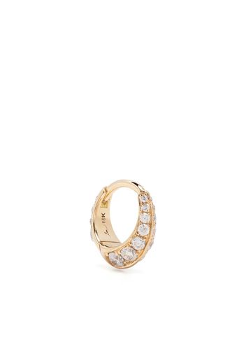 Lizzie Mandler Fine Jewelry Orecchini a cerchio Double Sided in oro giallo 18kt con diamanti