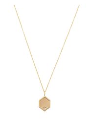 Lizzie Mandler Fine Jewelry Collana Hexagon in oro giallo 18kt con ciondolo di diamanti