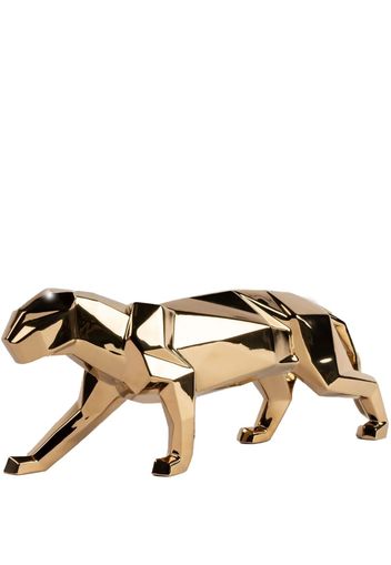 Lladró Pantera porcelain decorative scuplture - GOLD