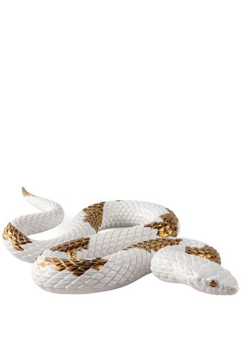 Lladró Sopper Snake porcelain sculpture - Oro