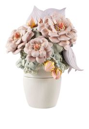Lladró engraved floral-detail vase - Viola