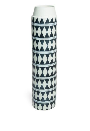 Tribal Diamond collar vase