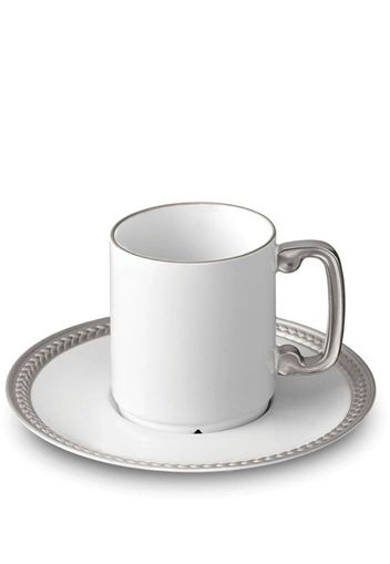 Soie Tressée espresso cup and saucer (set of 6)