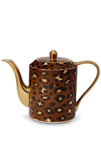 L'Objet leopard print tea pot - Marrone