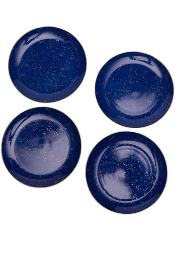 L'Objet set of 4 Lapis dessert plates - Blu