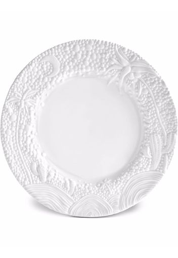 L'Objet Haas Mojave desert charger plate - Bianco