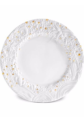 L'Objet Haas Mojave desert charger plate - Bianco