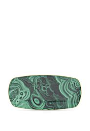 L'Objet Malachite tray (30cm) - Verde