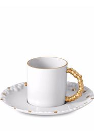 L'Objet Mojave espresso cup and saucer - Bianco