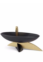 L'Objet Kelly Behun leaf oval bowl - Nero