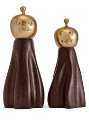 L'Objet X Haas Brothers Fantomes salt and pepper mills - Marrone