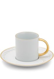 L'Objet Neptune espresso cups and saucer (set of six) - Bianco