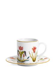 L'Objet Grand Tour espresso cup and saucer set - Bianco