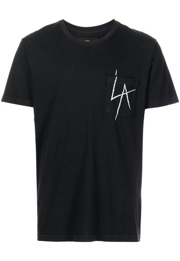 Local Authority LA Slash print T-shirt - Nero