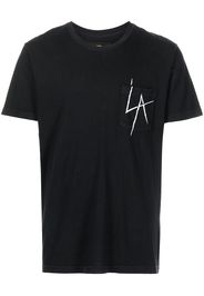 Local Authority LA Slash print T-shirt - Nero