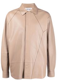 LOEWE Camicia con inserti geometrici - Toni neutri