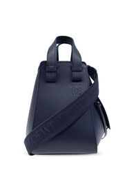 LOEWE compact Hammock leather tote bag - Blu