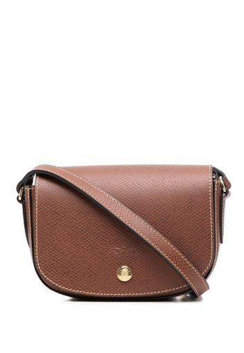 Longchamp leather crossbody bag - Marrone