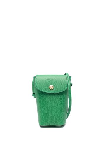 Longchamp Custodia per smartphone con tracolla - Verde