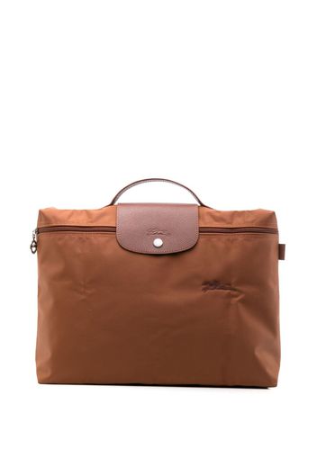 Longchamp Le Pliage briefcase - Marrone