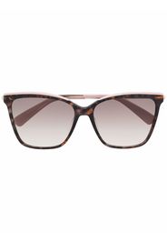 Longchamp tortoiseshell-effect square sunglasses - Marrone