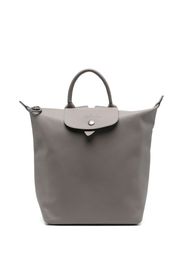 Longchamp small Le Pliage Xtra leather backpack - Grigio