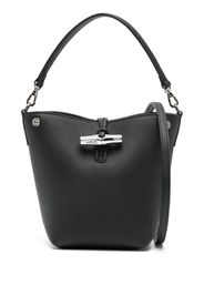 Longchamp Borsa a secchiello XS Roseau - Nero