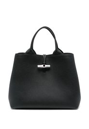 Longchamp Borsa tote Le Roseau grande - Nero