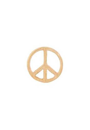 14kt gold Peace Charm necklace